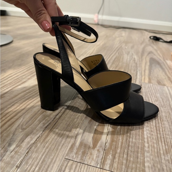 Franco Sarto Haneli block heel in black leather (9) - Picture 7 of 10